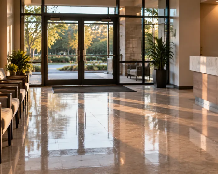Commercial building serviced by PBL CLEANING INDUSTRIES LLC